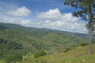 View of the mountains around Orosi, Orosi, Costa Rica