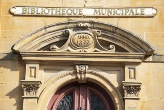 Library, library, historic building, Charleville-Mézières, Ardennes, Grand Est, France
