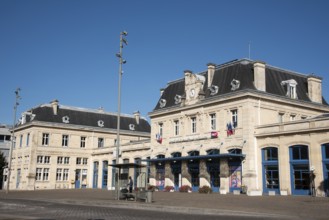 Railway station, Charleville-Mézières, Ardennes, Grand Est, France