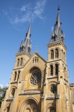 Saint-Rémi, neo-Romanesque church, Charleville-Mézières, Ardennes, Grand Est, France