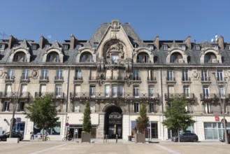Historic buildings, Place de Hôtel de Ville, Town Hall Square, Rathausplatz, Charleville-Mézières,