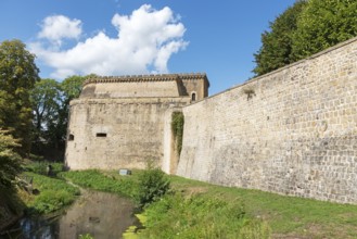 Tour du Roy, city tower, city wall, Charleville-Mézières, Mézières district, Ardennes, Grand Est,