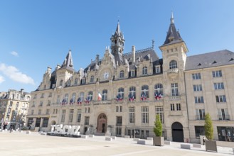 Hôtel de Ville, Town Hall, Charleville-Mézières, Mézières district, Ardennes, Grand Est, France