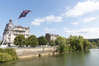 River Meuse, Charleville-Mézières, Ardennes, Grand Est, France