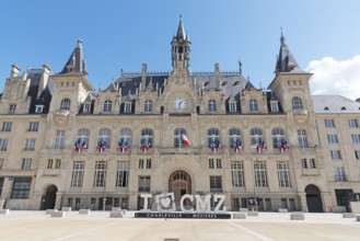 Hôtel de Ville, Town Hall, Charleville-Mézières, Mézières district, Ardennes, Grand Est, France