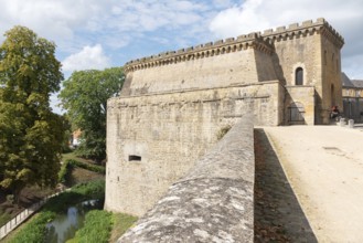 Tour du Roy, city tower, city wall, Charleville-Mézières, Mézières district, Ardennes, Grand Est,
