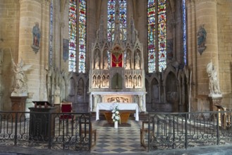 Saint-Nicolas Church, Marville, Renaissance village, Département Meuse, Grand Est, France