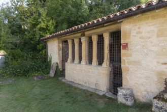 Ossuary, Saint-Hilaire cemetery, Marville, Renaissance village, Département Meuse, Grand Est,