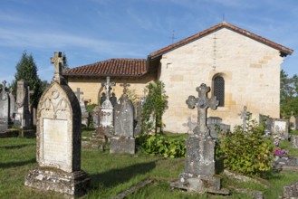 Saint-Hilaire cemetery, chapel, Marville, Renaissance village, Département Meuse, Grand Est, France