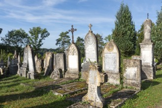 Saint-Hilaire cemetery, Marville, Renaissance village, Département Meuse, Grand Est, France