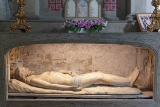 Chapel of the Holy Sepulchre, figure of Christ, Saint-Nicolas Church, Marville, Renaissance