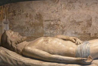 Chapel of the Holy Sepulchre, figure of Christ, Saint-Nicolas Church, Marville, Renaissance