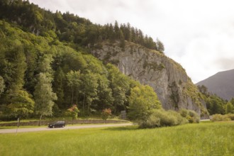 Federal road 23 between Oberammergau and Ettal, B23, Catholic, Ammergau, Ammergau Alps, Upper