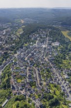 Aerial view, old town, Arnsberg, Sauerland, North Rhine-Westphalia, Germany, DE, Europe, property