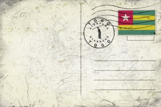 Togo Atakpame Round Seal Map Design