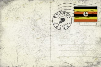 Uganda Entebbe Round Seal Map Design
