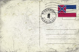 Mississippi Gulfport Round Seal Map Design