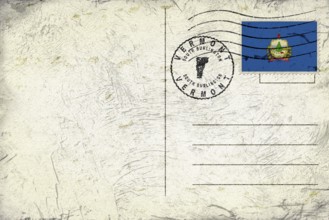 Vermont South Burlington Round Seal Map Design