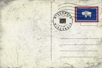 Wyoming Laramie Round Seal Map Design