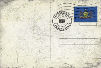 Pennsylvania Pittsburgh Round Seal Map Design