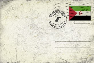 Western Sahara Tifariti Round Seal Map Design