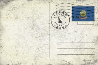 Idaho Caldwell Round Seal Map Design