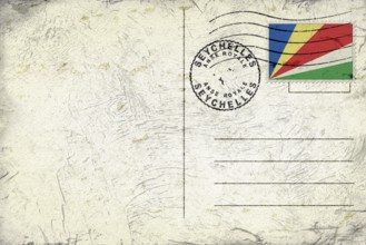Seychelles Anse Royale Round Seal Map Design