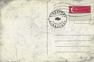 Singapore Tampines Round Seal Map Design