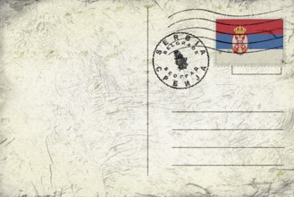 Serbia Belgrade Round Seal Map Design