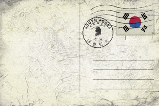 South Korea Seoul Round Seal Map Design