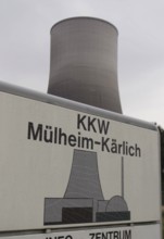 DEU, Germany, Koblenz, 10.07.2003, view of the disused nuclear power plant in Mühlheim-Kärlich.