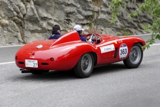 No. 363, Ferrari 750 Monza spider Scaglietti, year of construction 1955, A red vintage convertible