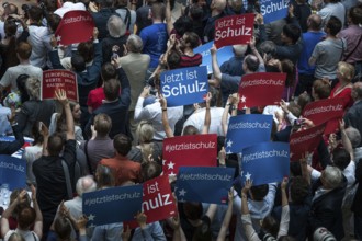 DEU Germany Germany Berlin election party at the SPD party headquarters