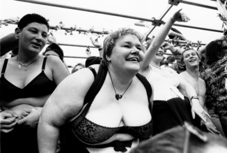 DEU, Berlin, 10.07 -- Permissive woman on Christopher Street Day.