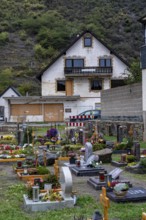 Reconstruction in the Ahr Valley, after the flood of July 2021, buildings that have not yet been