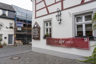 Reconstruction in the Ahr Valley, after the flood of July 2021, advertising for the Ahr Valley,