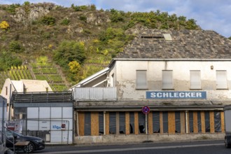 Reconstruction in the Ahr Valley, after the flood of July 2021, buildings that have not yet been