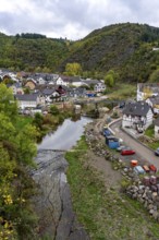 Reconstruction in the Ahr Valley, after the flood of July 2021, restoration of the river landscape,