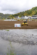 Reconstruction in the Ahr Valley, after the flood of July 2021, restoration of the river landscape,