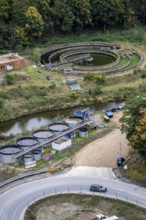 Reconstruction in the Ahr Valley, after the flood of July 2021, provisional sewage treatment