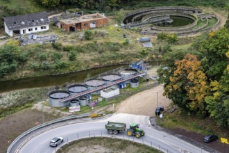 Reconstruction in the Ahr Valley, after the flood of July 2021, provisional sewage treatment