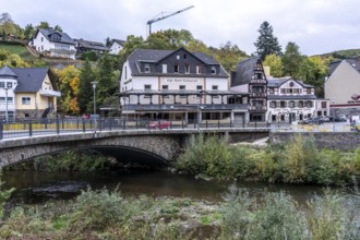 Reconstruction in the Ahr Valley, after the flood of July 2021, buildings that have not yet been