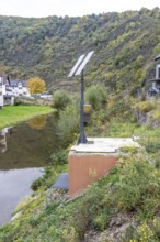 Reconstruction in the Ahr Valley, after the flood of July 2021, level measurement point on the