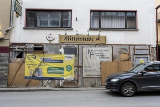 Reconstruction in the Ahr Valley, after the flood of July 2021, buildings that have not yet been