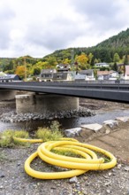 Reconstruction in the Ahr Valley, after the flood of July 2021, restoration of the railway