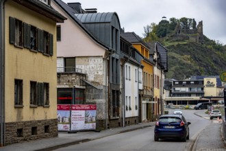 Reconstruction in the Ahr Valley, after the flood of July 2021, buildings that have not yet been