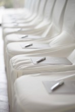 ITA Italy Castelfalfi chair row ahead of an event for tourism managers