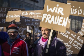DEU Germany Germany Berlin Demonstration on March 8, the first official holiday in Berlin, against