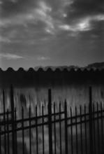 BIH, Bosnia, Sarajevo, 12.01.2006, View of a cemetery through a fence