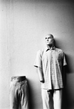 BIH, Bosnia, Brcko, 14.07.2005, mannequin in the halls of the duty-free Arizona Market sales area
